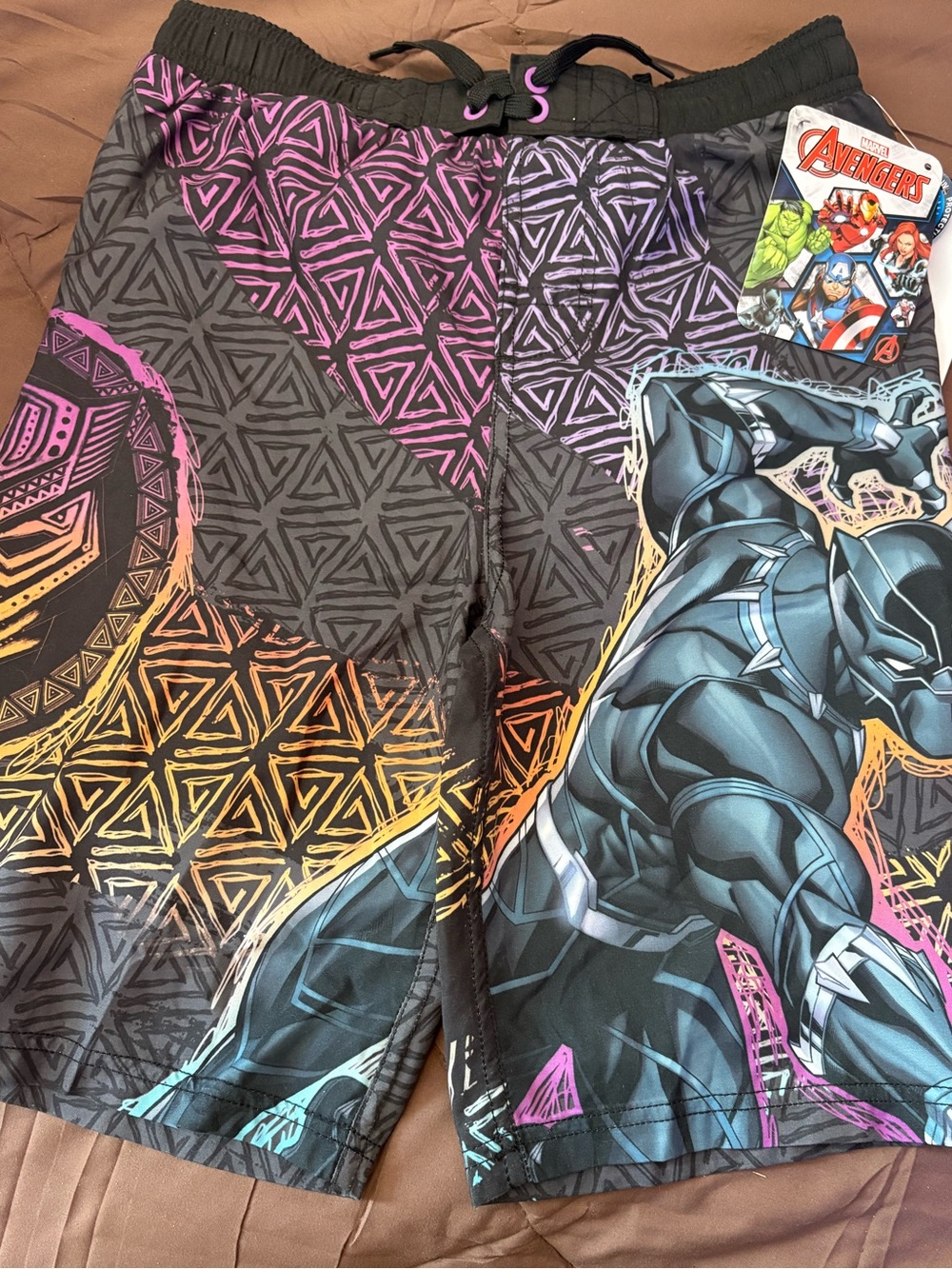Bundle 3 for $15. NWT Kids Marvel Black Panther Swim Trunks. Size Medium.